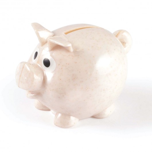 Tiny Eco Piggy Banks Angle